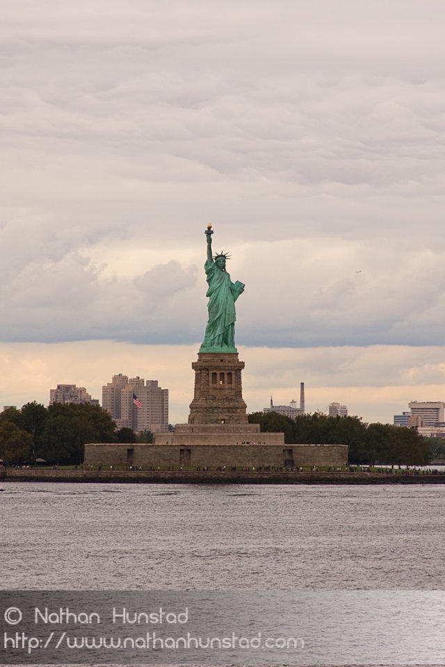 The Statue of Liberty from the Staten Island Ferry